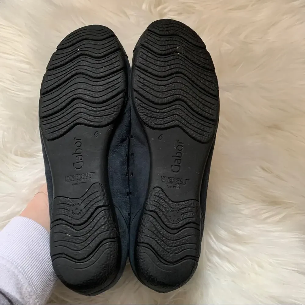 Gabor Dancin Suede perforated Ballet flat sz 8 - Picture 8 of 9